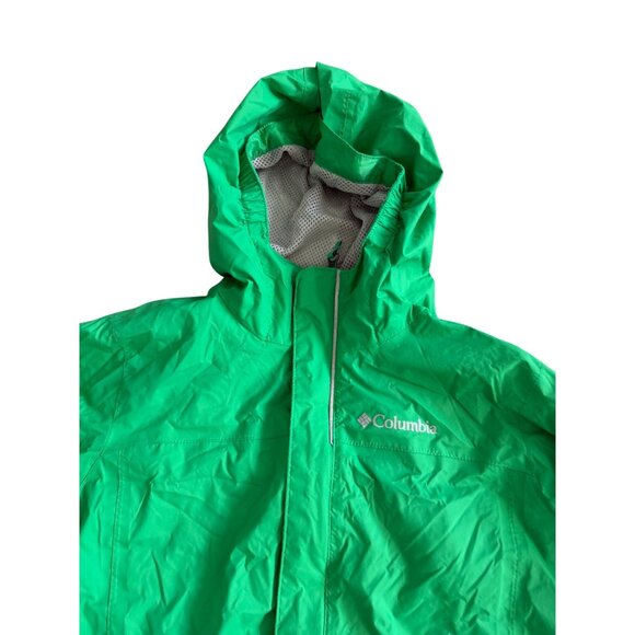 COLUMBIA Girls Windproof Rain Jacket Size Medium 8/10 - Picture 2 of 9